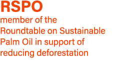 RSPO member of the Roundtable on Sustainable Palm Oil in support of reducing deforestation